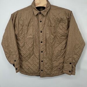 The North Face Men's Tan Quilted Shirt Jacket